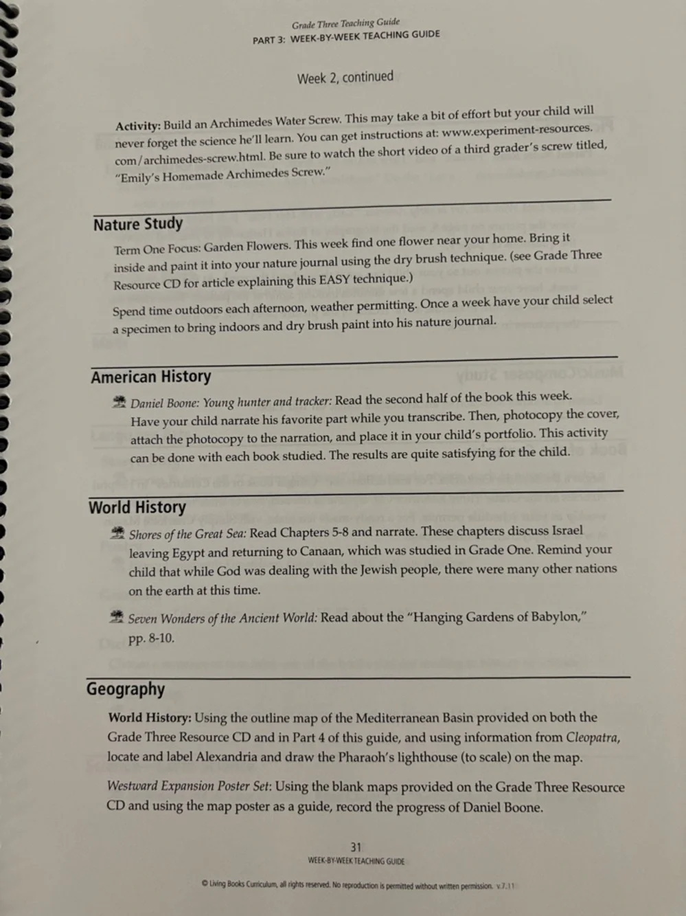 Living Books Curric Bundle Grades 3,4 & 6 Teach Guide wCD